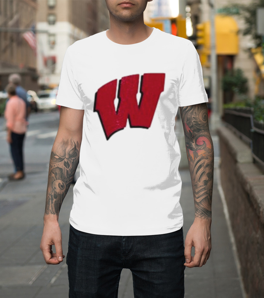 Grateful Dead Bears Wisconsin Badgers Collaboration T-Shirt