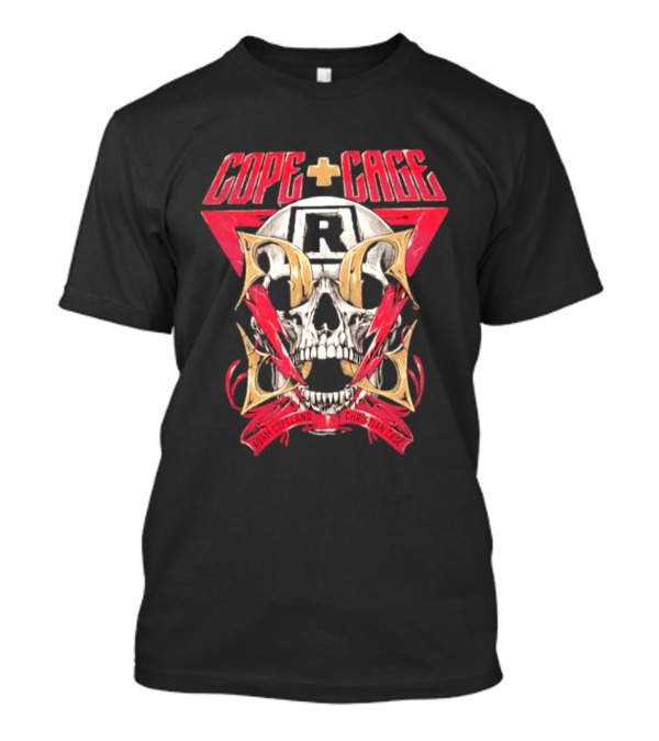 COPE CAGE Adam Copeland Christian Cage Skull R T-Shirt