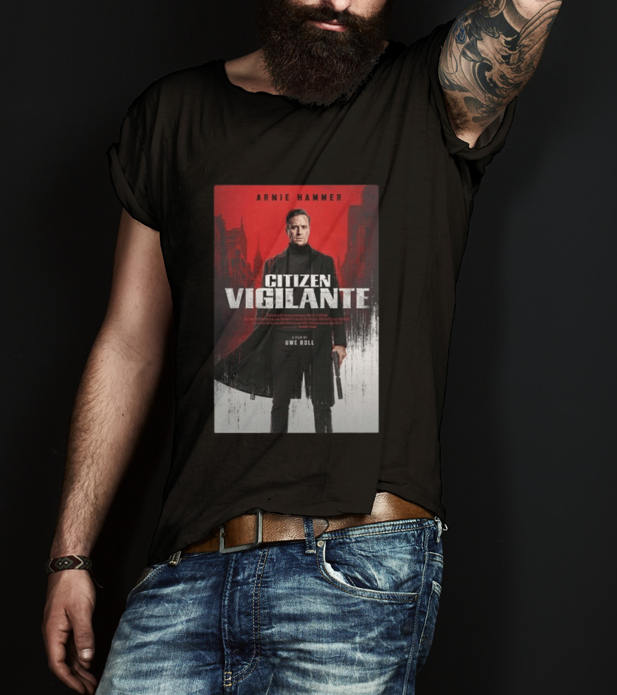 Armie Hammer Citizen Vigilante Film By Uwe Boll T-Shirt