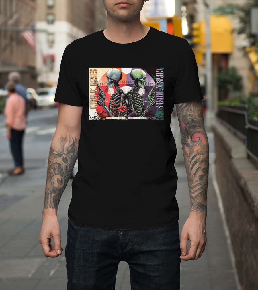 Guns N' Roses Amsterdam Ziggo Dome June 18 And 20 2026 Event T-Shirt