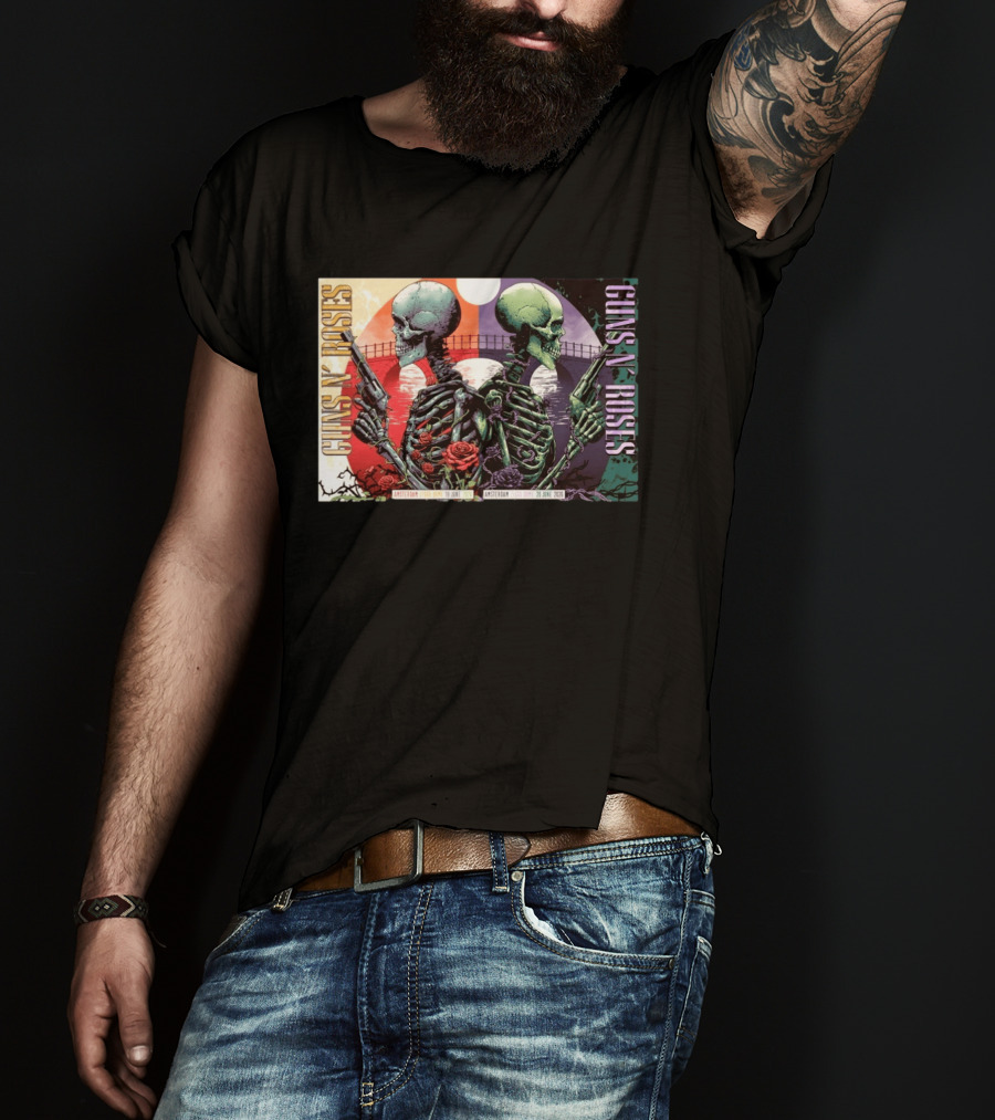 Guns N' Roses Amsterdam Ziggo Dome June 18 And 20 2026 Event T-Shirt