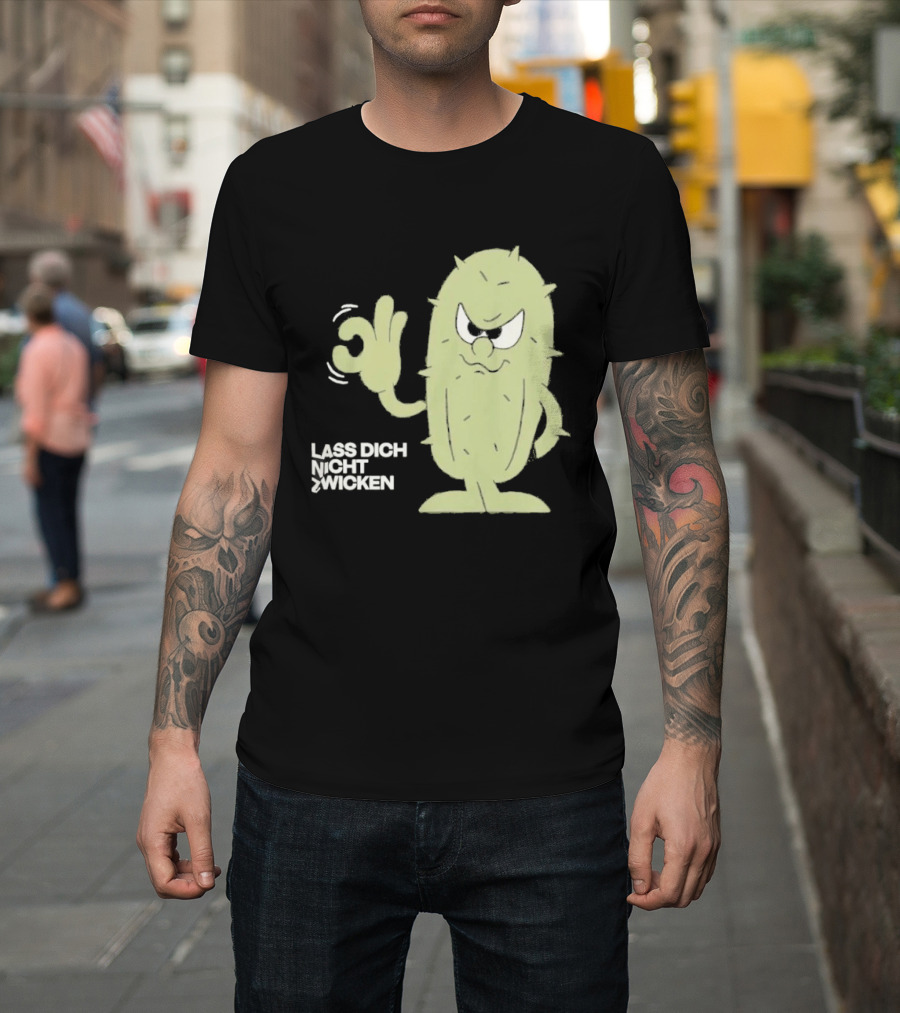Lustiger Kaktus Lass Dich Nicht Zwicken T-Shirt