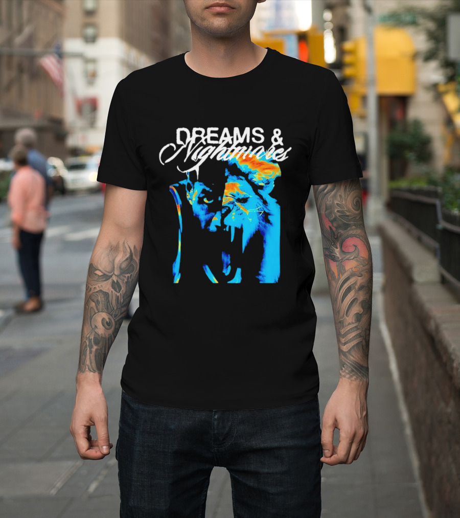 LeBron James Los Angeles Lakers Dreams Nightmares Watercolor Artistry T-Shirt