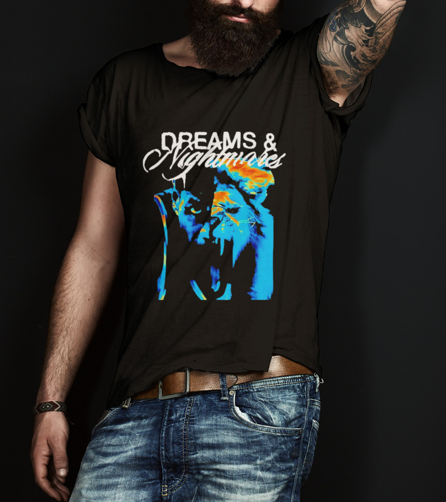 LeBron James Los Angeles Lakers Dreams Nightmares Watercolor Artistry T-Shirt