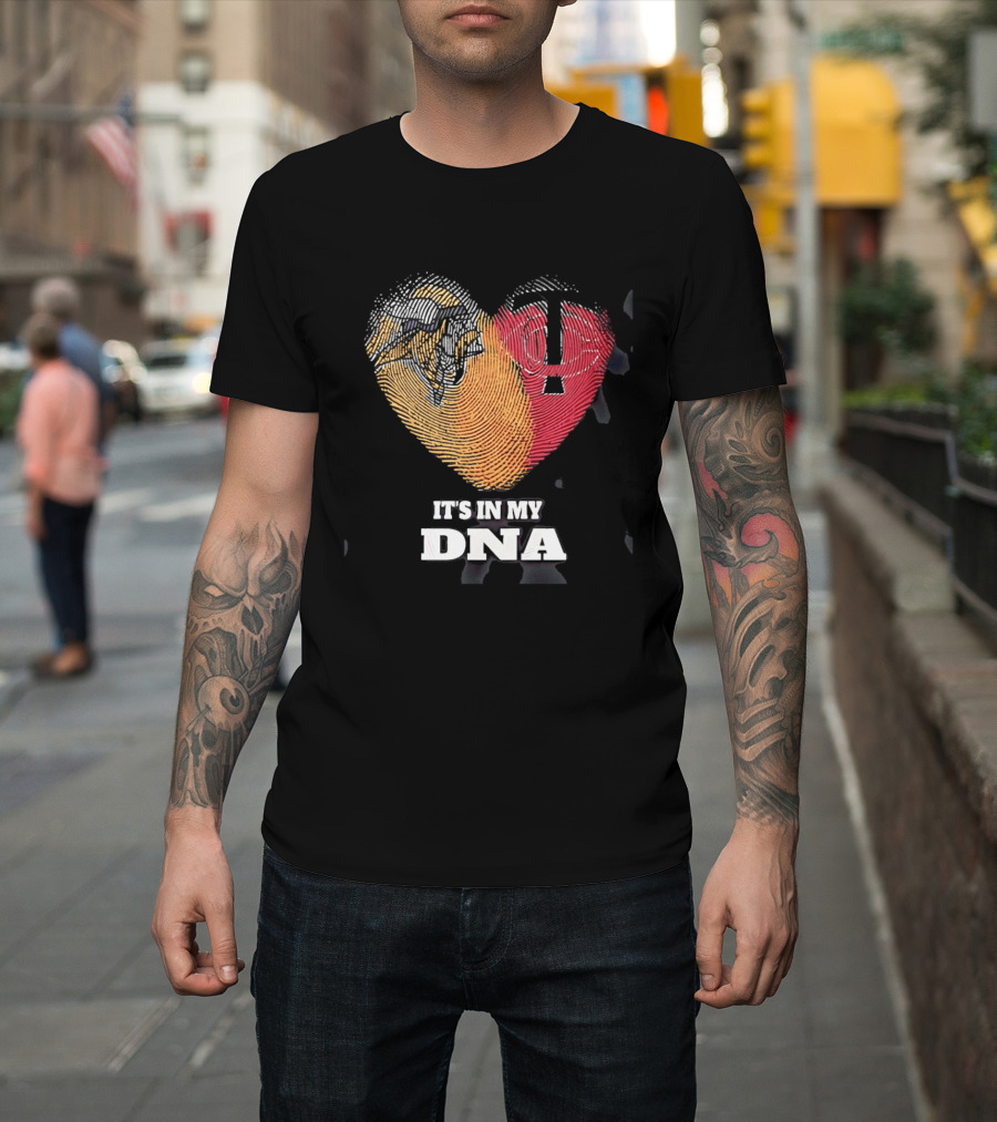 Minnesota Vikings Twins Heart It's In My DNA T-Shirt