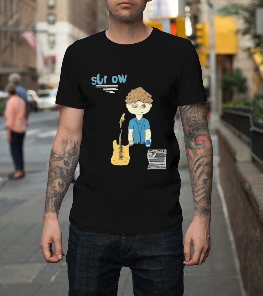 Sorrow Very Sorrow Days Blue Guitar T-Shirt