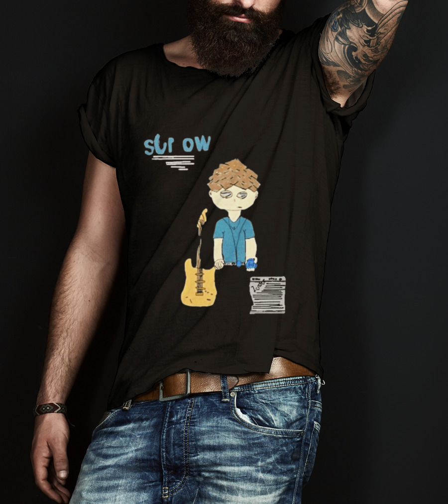 Sorrow Very Sorrow Days Blue Guitar T-Shirt