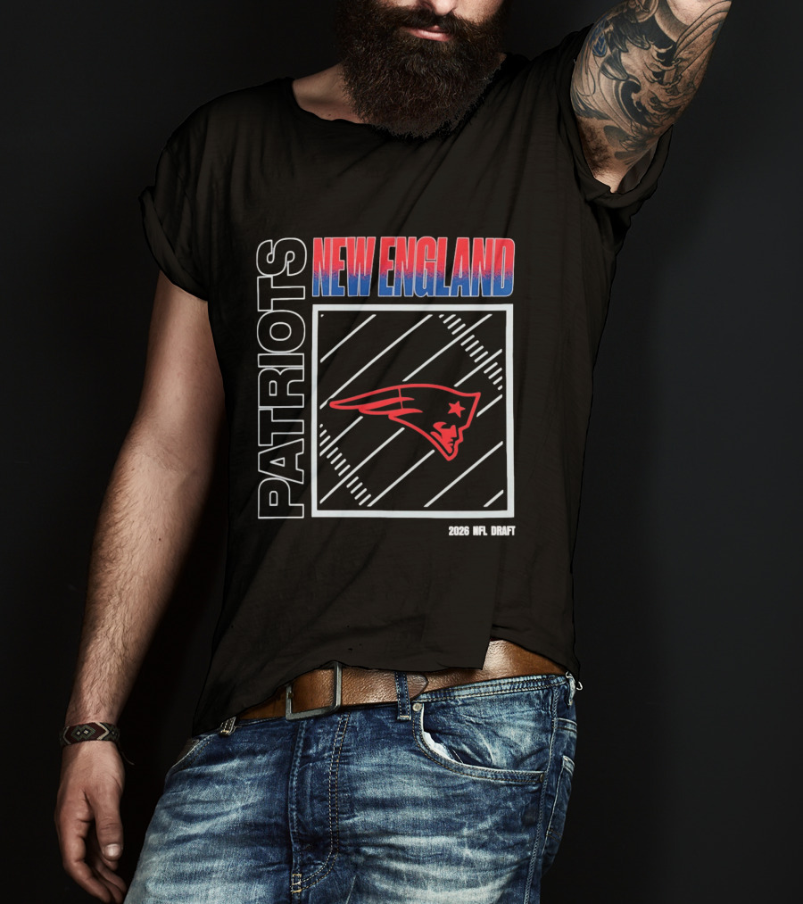 New England Patriots 2026 NFL Draft T-Shirt