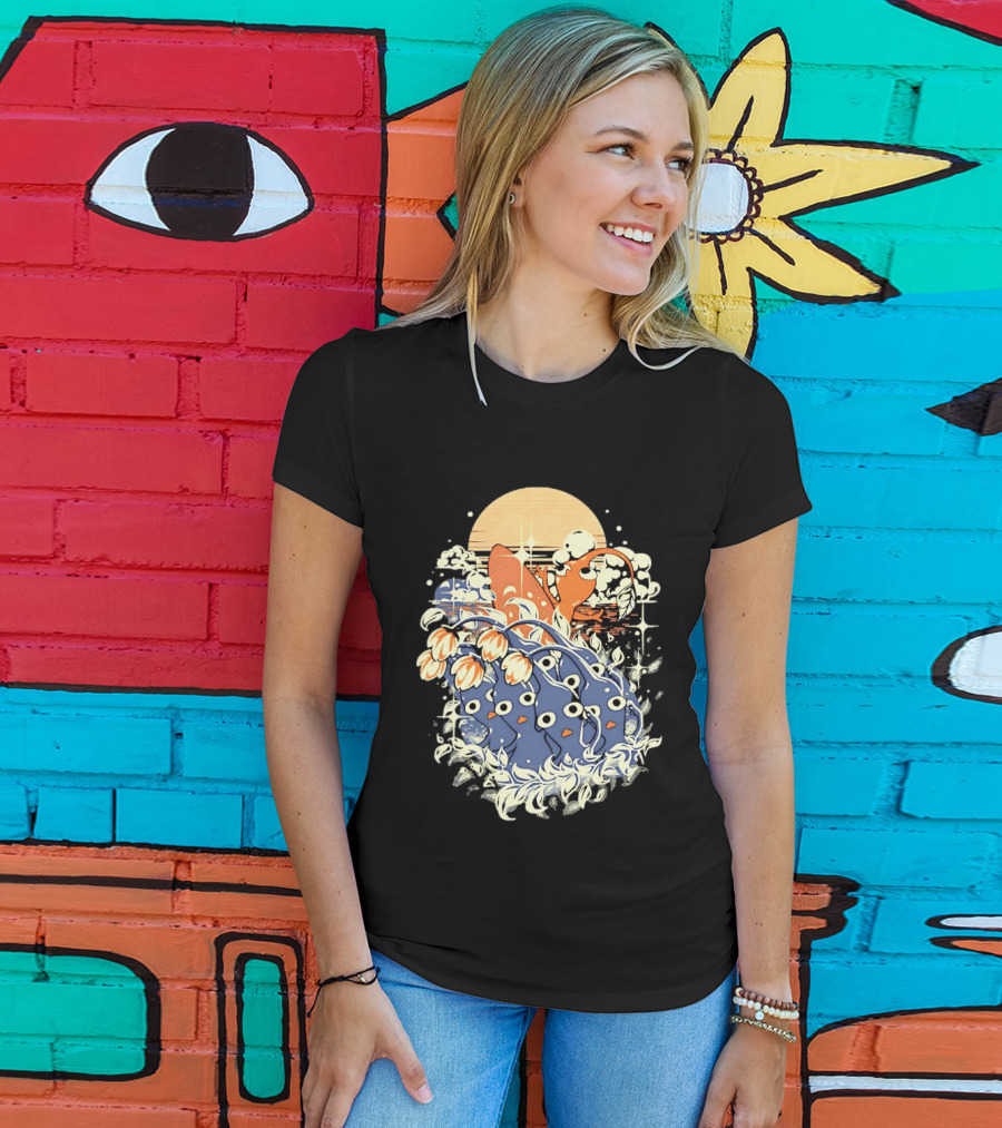 Surfing Pikmin Good Wave Sunset Retro Adventure T-Shirt
