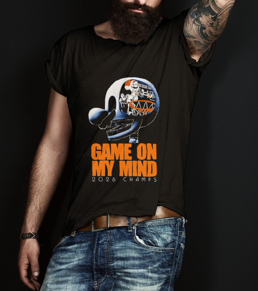 NY Knicks Mario Game On My Mind 2026 Champs T-Shirt