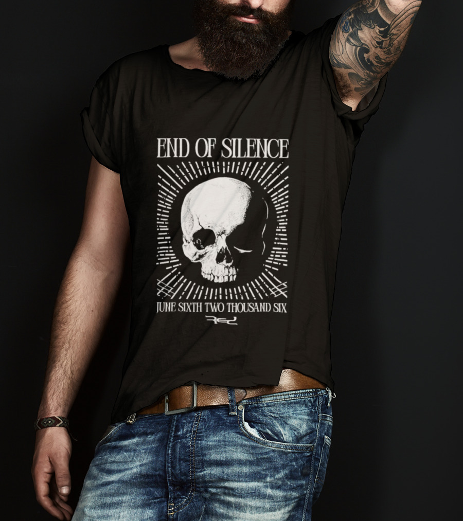 End Of Silence Skull June Sixth Two Thousand Six T-Shirt