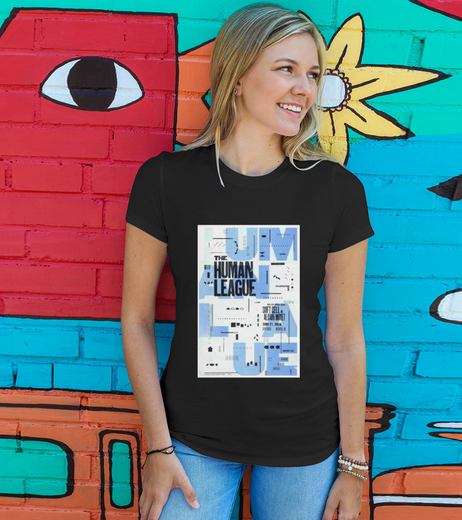 The Human League Soft Cell Alison Moyet June 21 2026 Nashville T-Shirt
