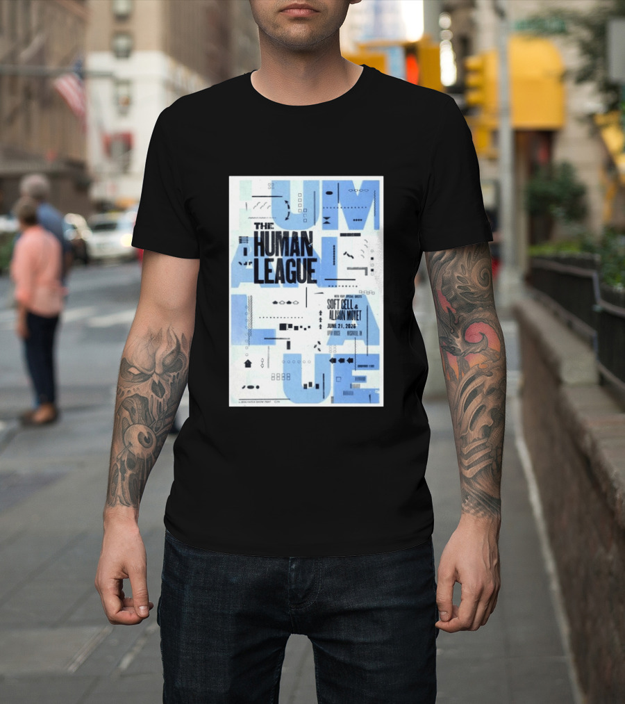 The Human League Soft Cell Alison Moyet June 21 2026 Nashville T-Shirt
