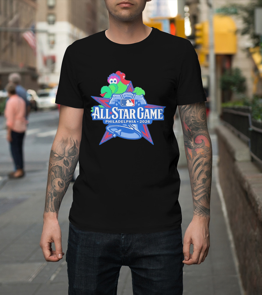 Phillie Phanatic All Star Game Philadelphia 2026 MLB T-Shirt