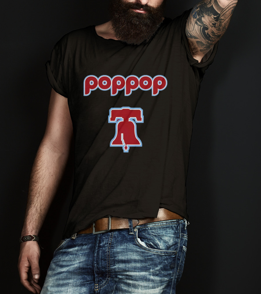 Philadelphia Phillies Poppop Liberty Bell MLB 2026 T-Shirt