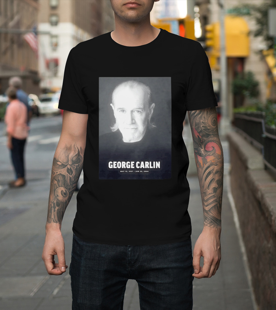 George Carlin May 12 1937 Jun 22 2008 T-Shirt