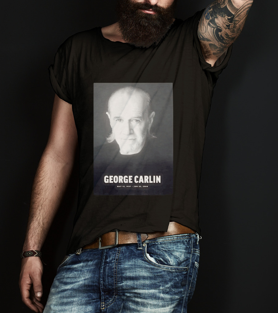 George Carlin May 12 1937 Jun 22 2008 T-Shirt