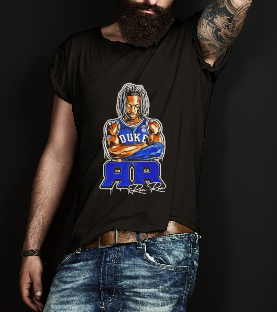 Ron Ron Deron Rippey Jr Duke Blue Devils Basketball Player T-Shirt