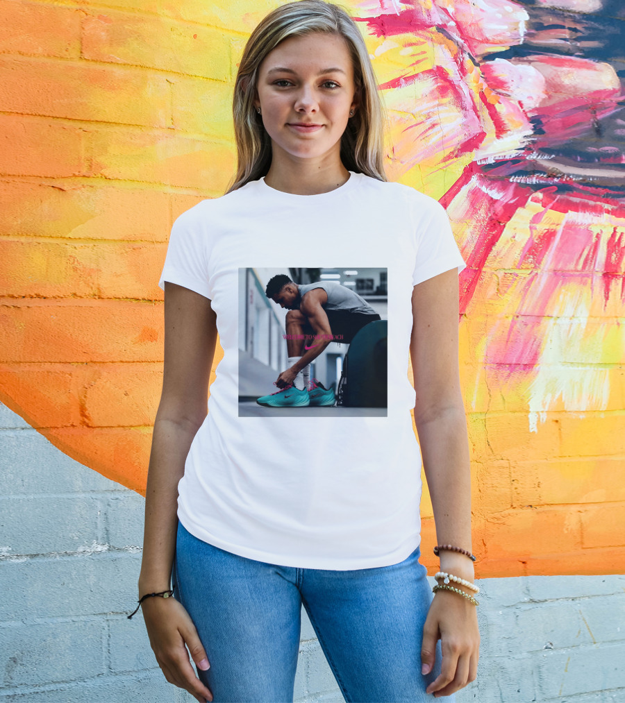 Nike Giannis Antetokounmpo Welcome To South Beach Milwaukee Bucks T-Shirt