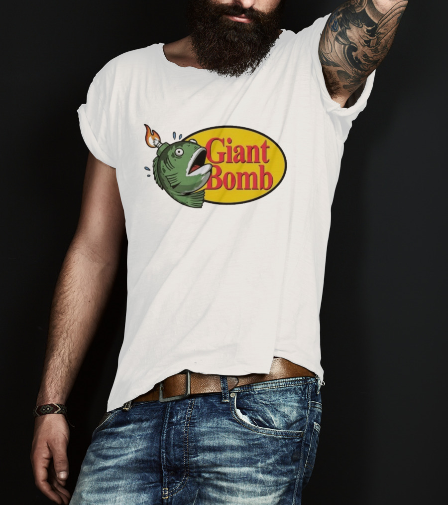 Giant Bomb Fish With Explosive Head T-Shirt