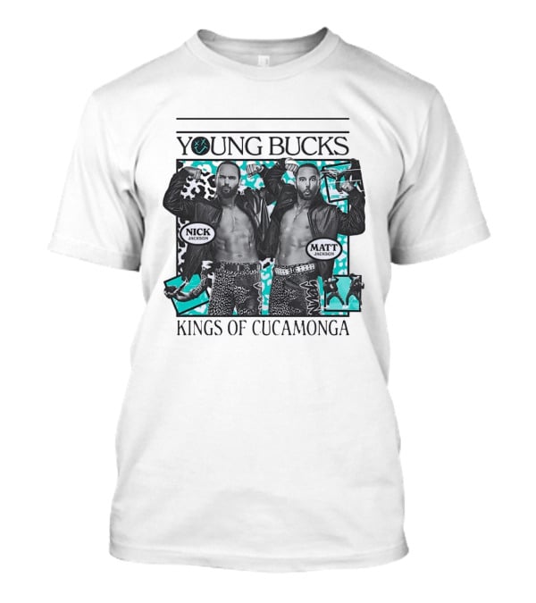 Young Bucks Nick Jackson Matt Jackson Kings Of Cucamonga T-Shirt