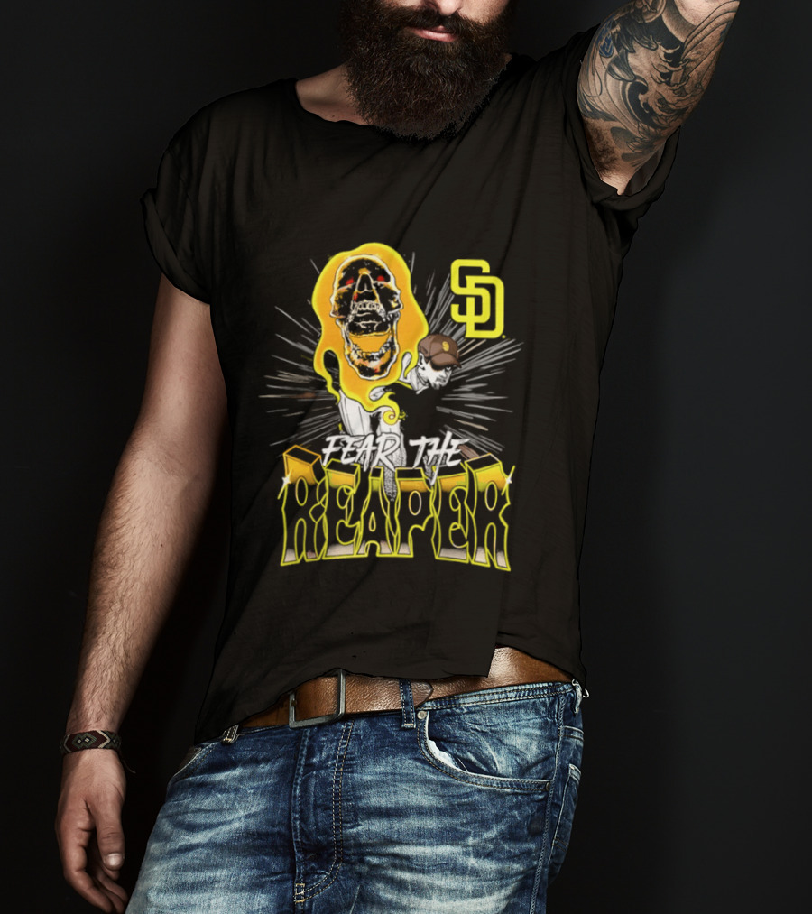San Diego Padres Fear The Reaper Mason Miller SD Baseball T-Shirt