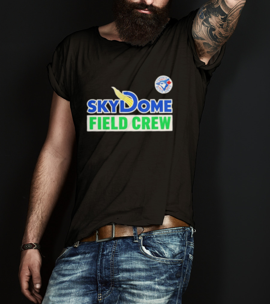 Toronto Blue Jays SkyDome Field Crew Retro Baseball Fan T-Shirt