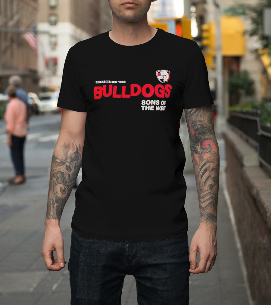 Western Bulldogs Established 1883 Sons Of The West T-Shirt