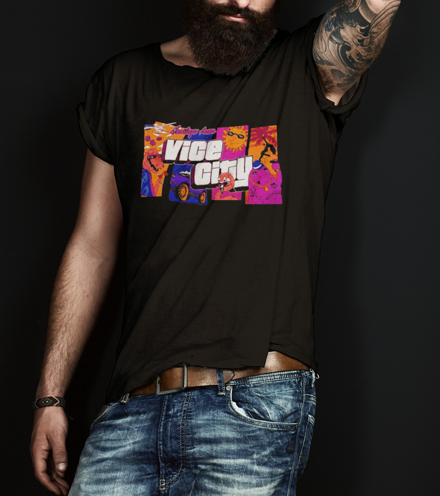 Greetings From Vice City Grand Theft Auto VI GTA 6 Lucia T-Shirt