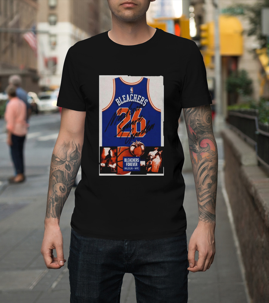 Bleachers Forever 26 Madison Square Garden NYC 06.23.26 NBA T-Shirt