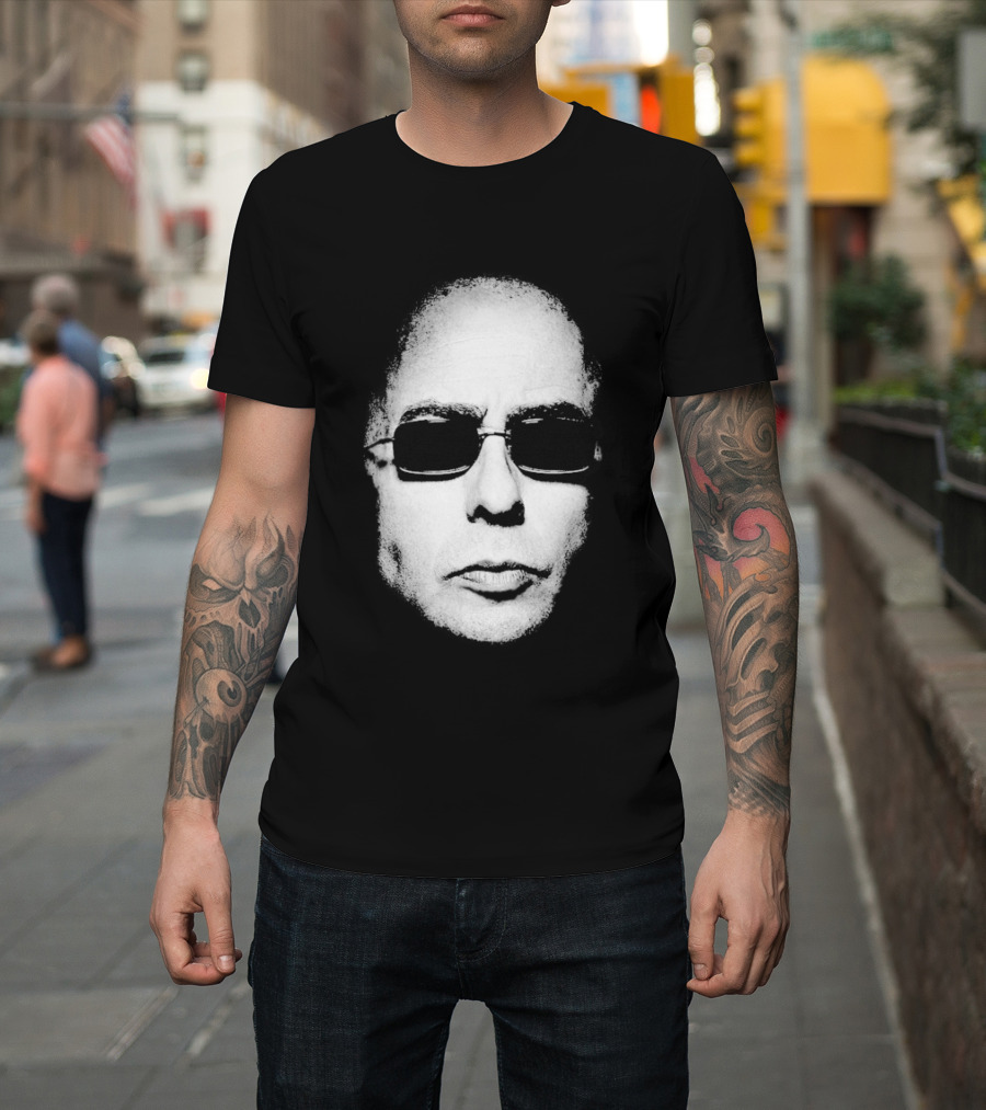 Indio Solari Redonditos De Ricota Bald Sunglasses Face T-Shirt