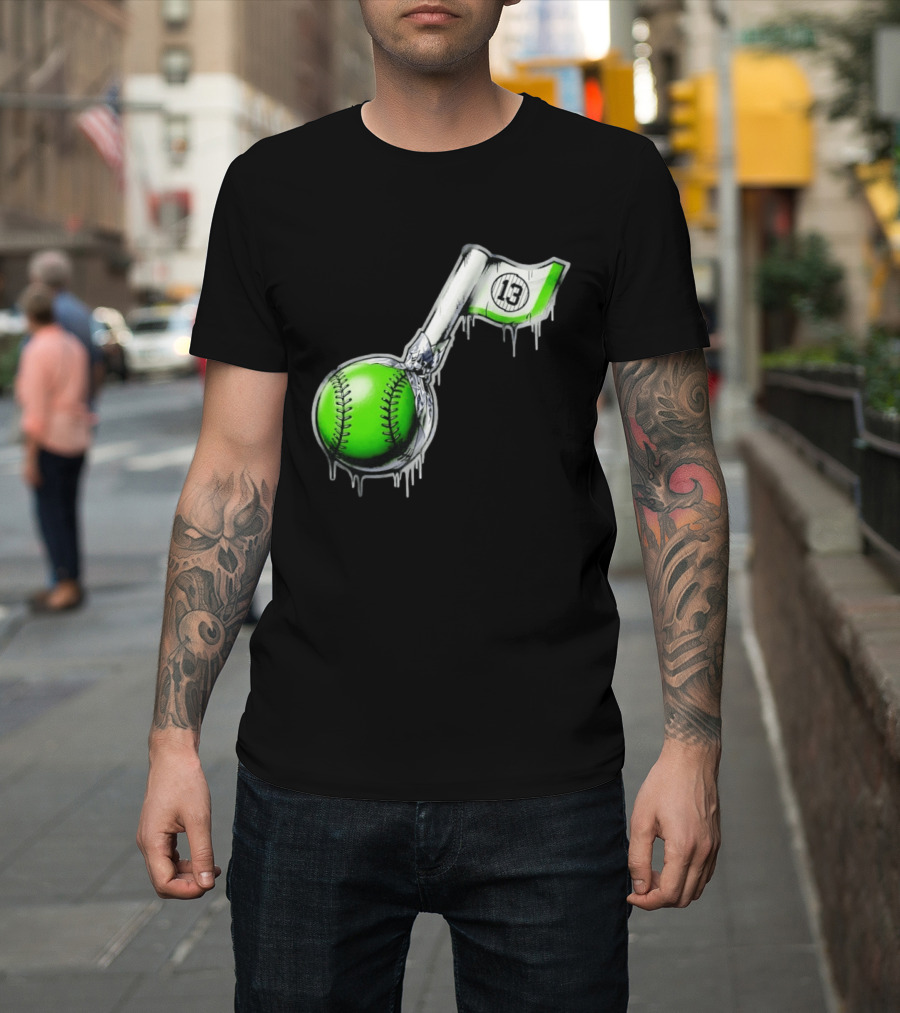 Jazz Chisholm Jr. New York Yankees Lollipop Baseball 13 T-Shirt