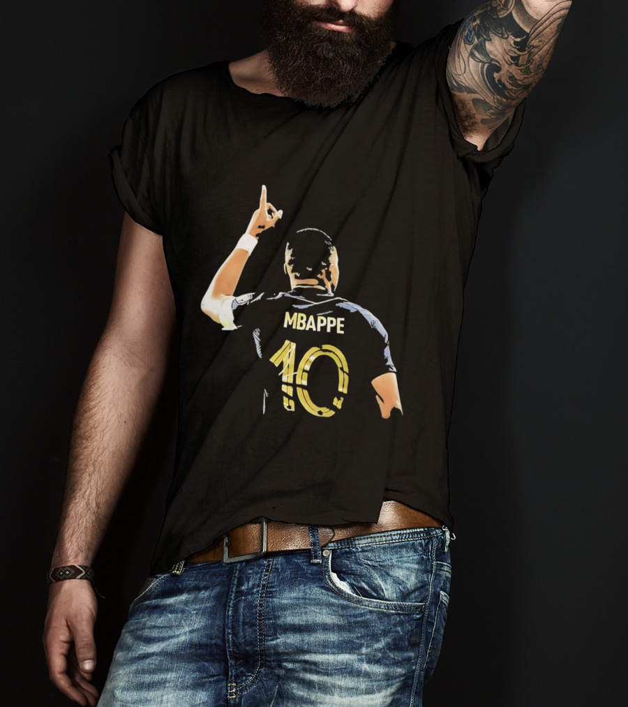 Kylian Mbappe France Number 10 MBAPPE Soccer Football Fan Gear T-Shirt