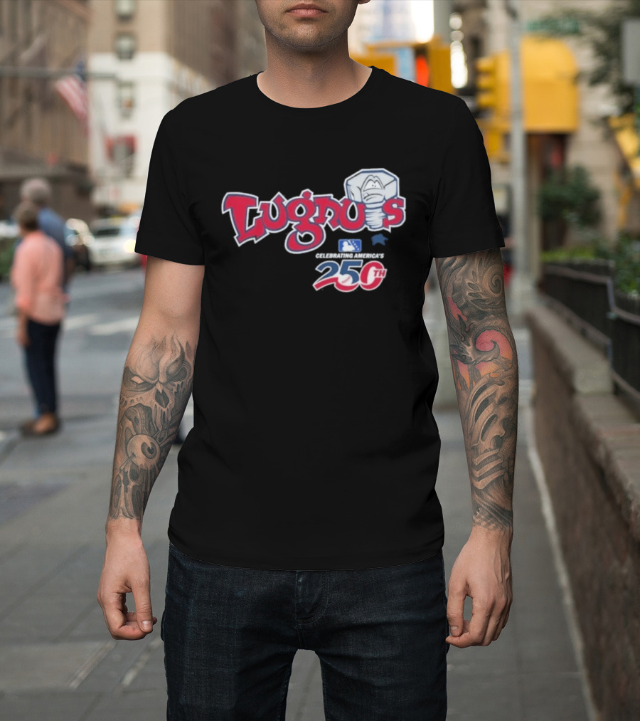 Lansing Lugnuts MiLB Baseball America's 250th Anniversary Celebration T-Shirt
