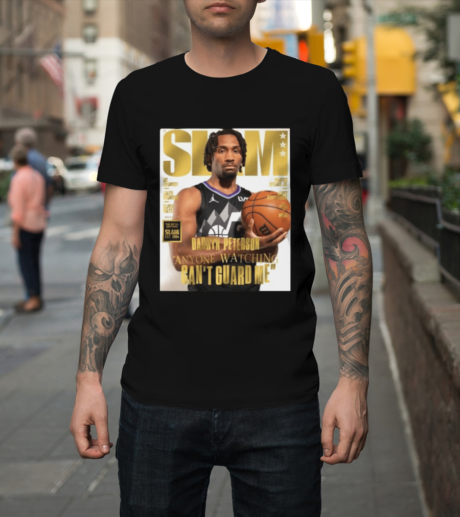 SLAM Gold Darryn Peterson Anyone Ing Can't Guard Me T-Shirt
