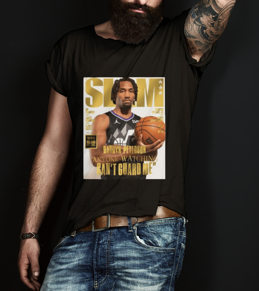 SLAM Gold Darryn Peterson Anyone Ing Can't Guard Me T-Shirt