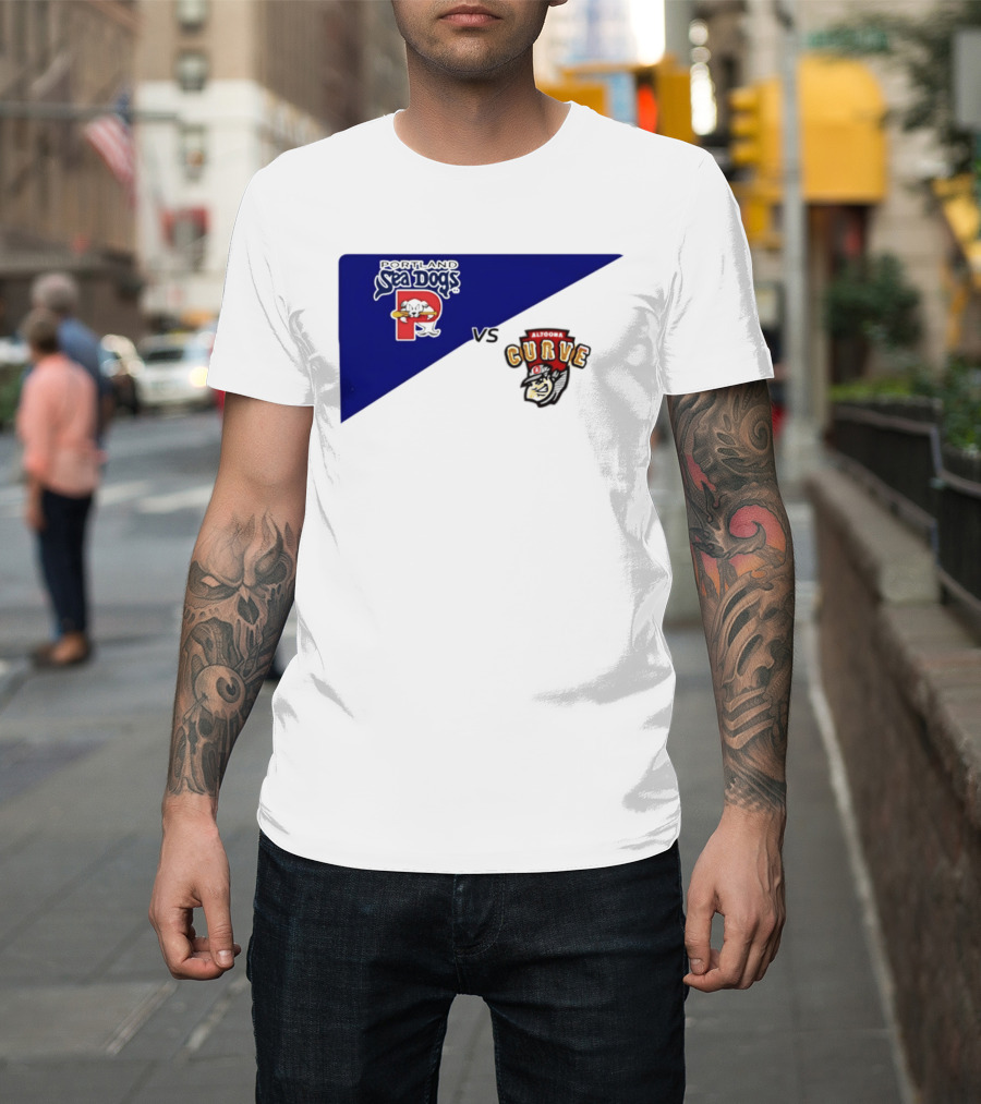 Portland Sea Dogs Altoona Curve Baseball Matchup 2026 T-Shirt