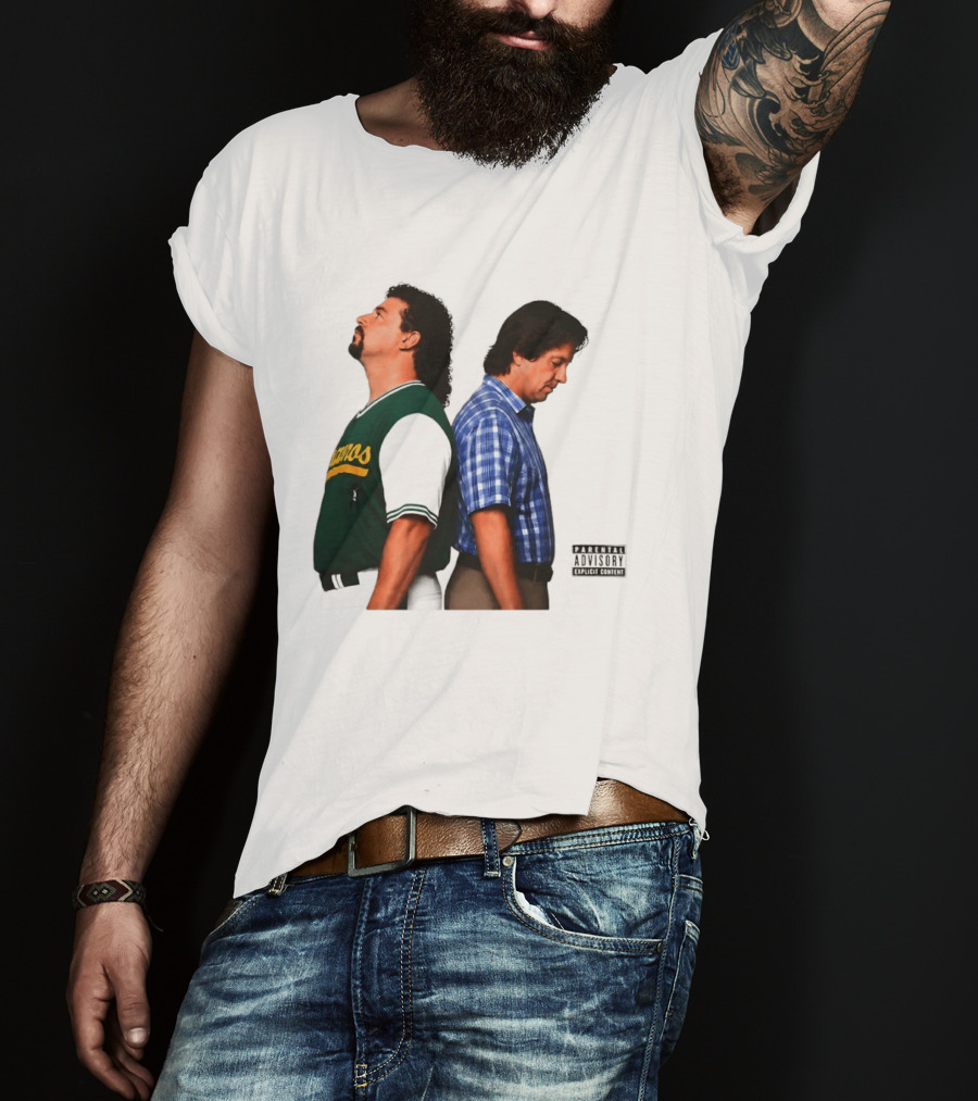 Kenny Powers Stevie Eastbound Bound And Down Parental Advisory Explicit Content T-Shirt