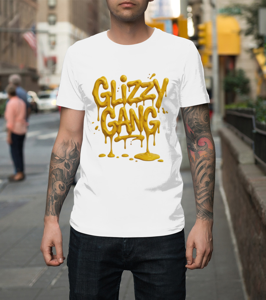Glizzy Gang Mustard Drip T-Shirt