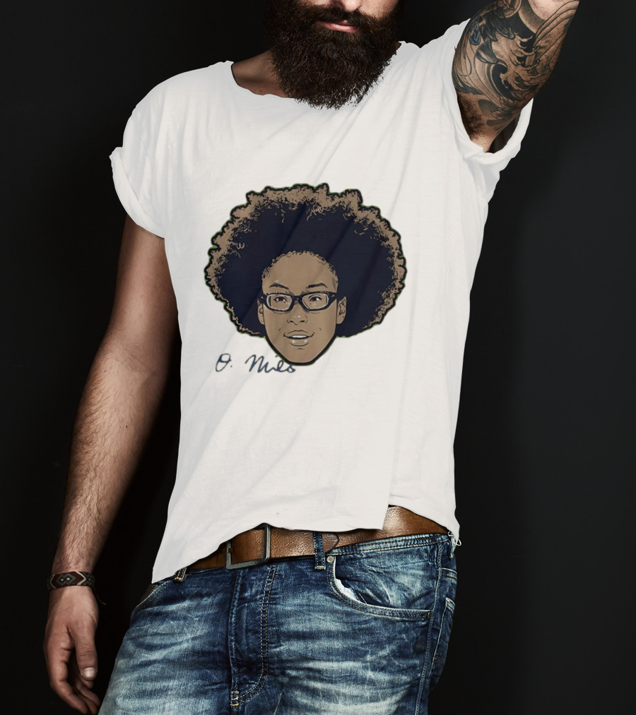 Olivia Miles Swag Afro Head WNBA Minnesota Lynx T-Shirt