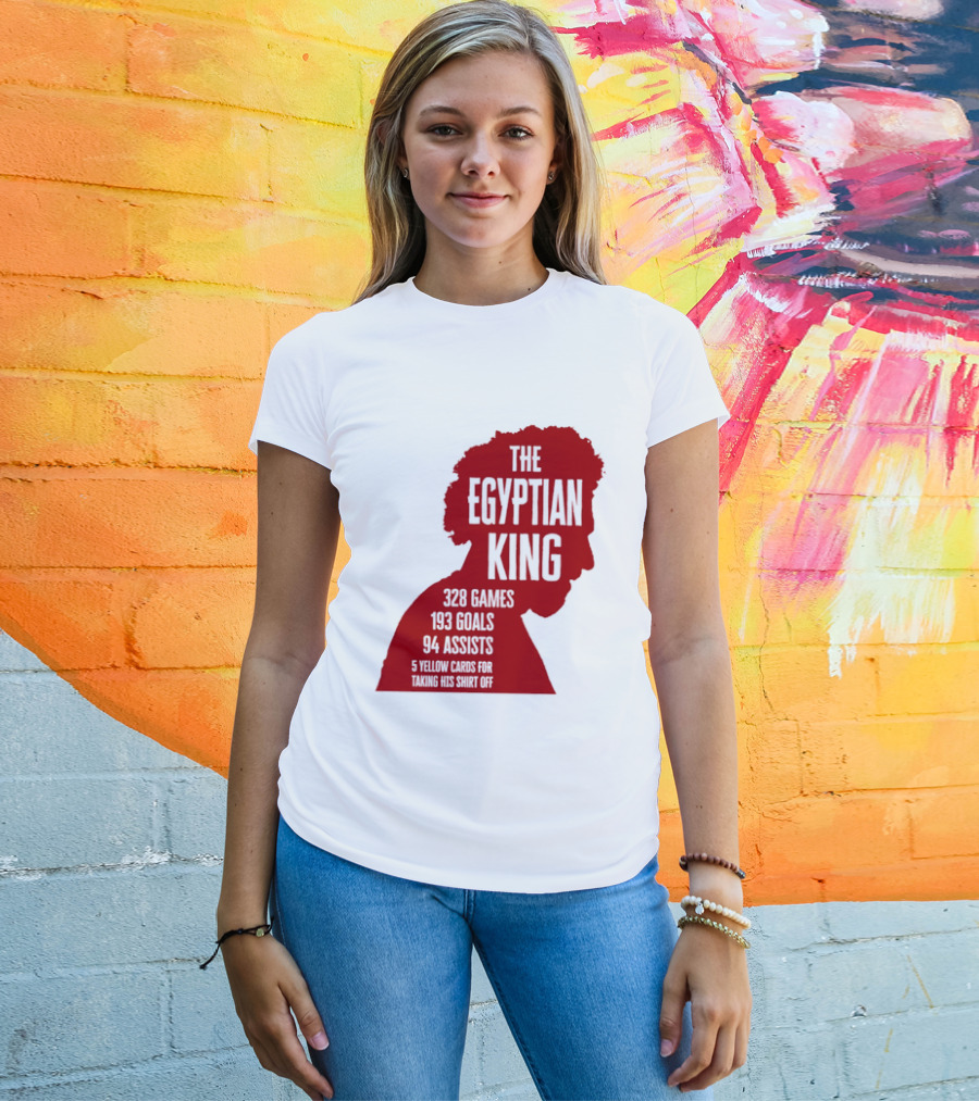 The Egyptian King Mohamed Salah 328 Games 159 Goals 94 Assists Liverpool FC Stats T-Shirt