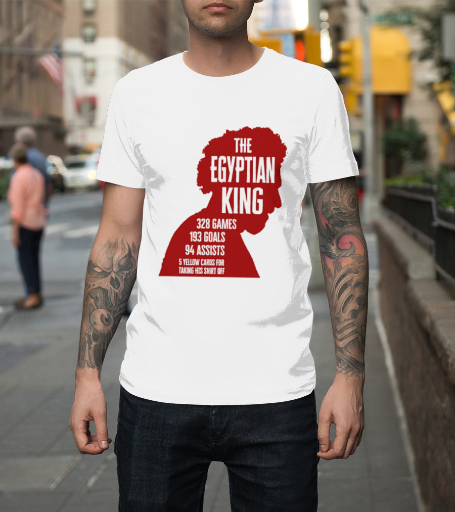 The Egyptian King Mohamed Salah 328 Games 159 Goals 94 Assists Liverpool FC Stats T-Shirt