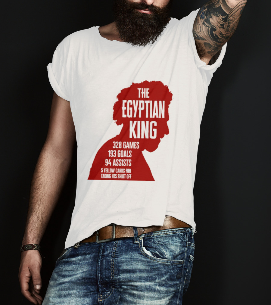 The Egyptian King Mohamed Salah 328 Games 159 Goals 94 Assists Liverpool FC Stats T-Shirt