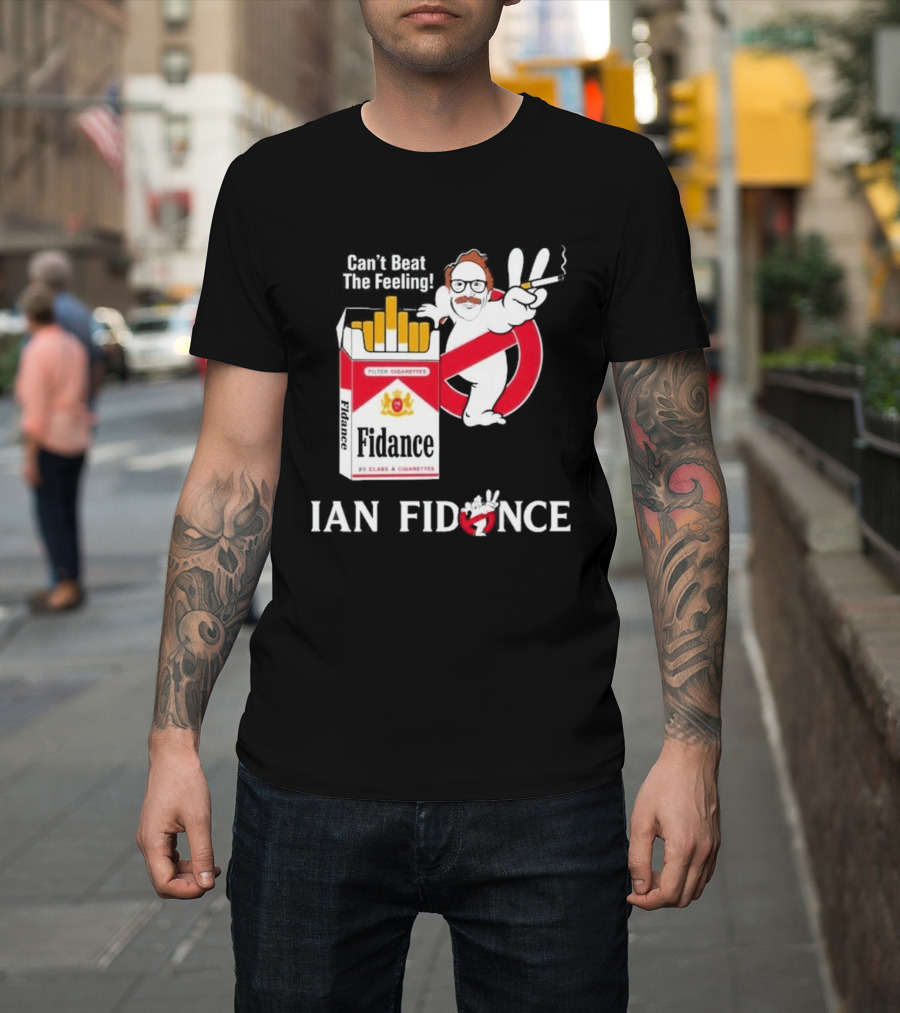 Ian Fidance Can't Beat The Feeling Ghostbusters Marlboro Cigarette T-Shirt