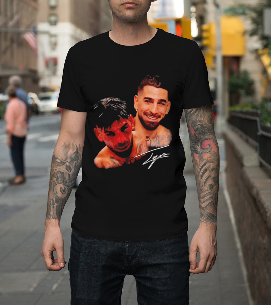 Ilia Topuria UFC Smiley Face And Bleeding Face Signature T-Shirt