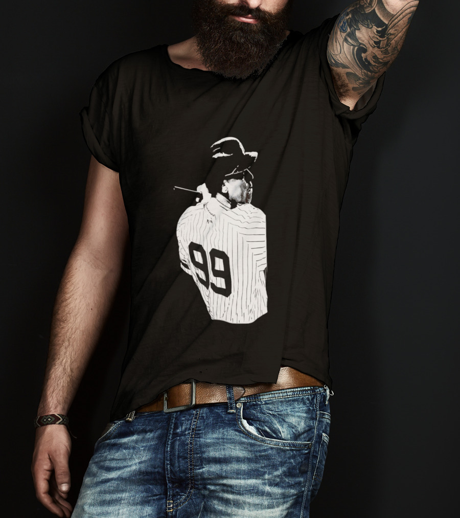 New York Yankees Aaron Judge 99 Pinstripes T-Shirt