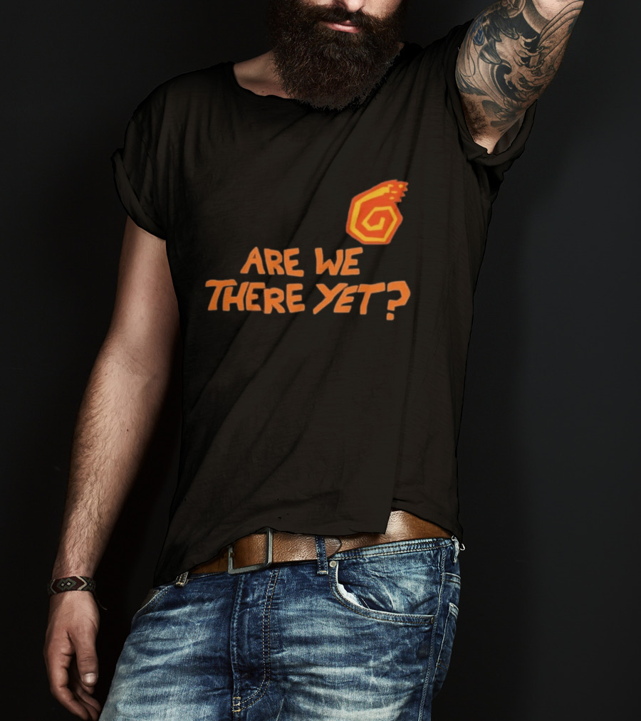 James Marriott Are We There Yet Orange Spiral T-Shirt