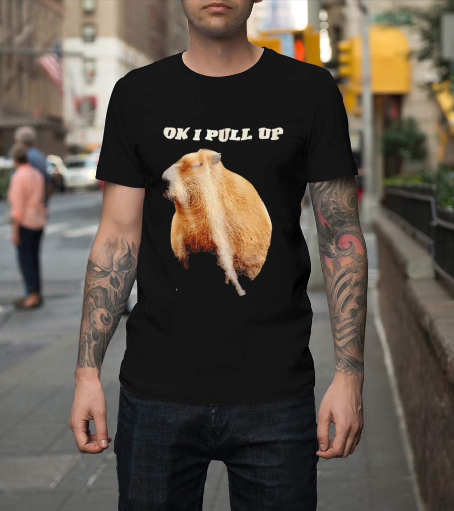 Ok I Pull Up Capybara Meme T-Shirt