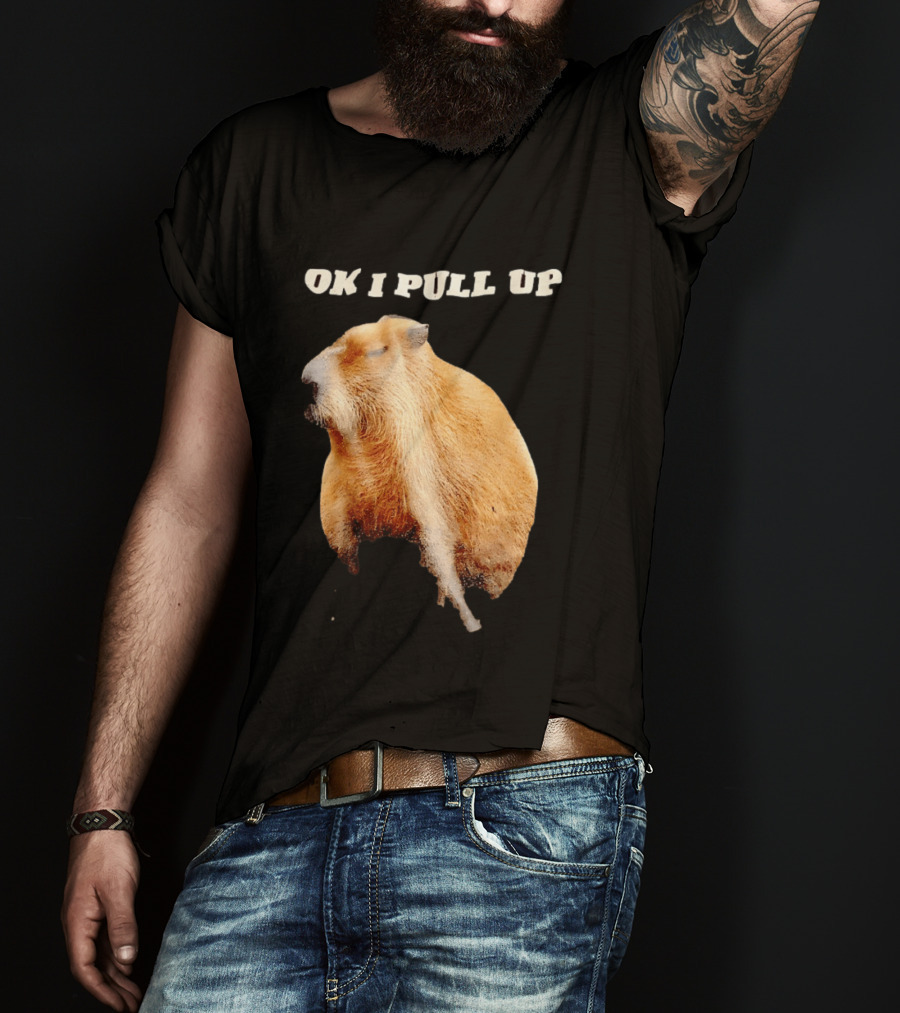 Ok I Pull Up Capybara Meme T-Shirt