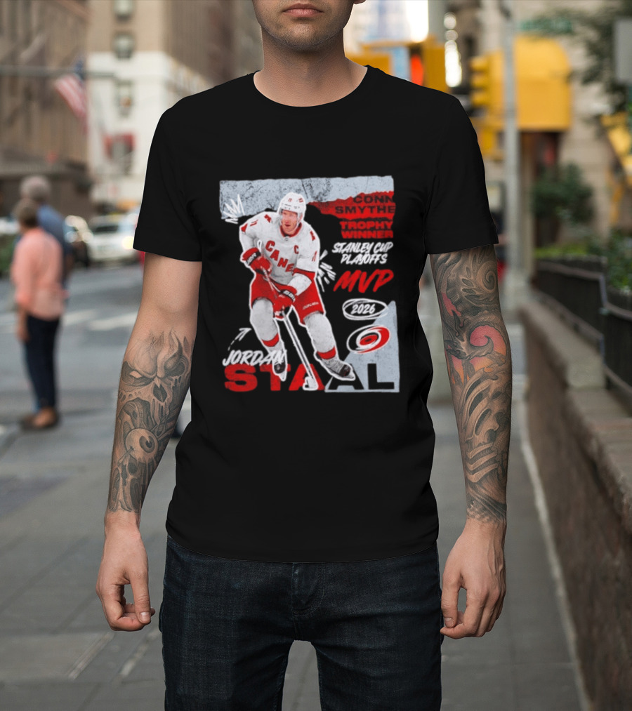 Jordan Staal Carolina Hurricanes Conn Smythe Trophy Winner 2026 Stanley Cup Playoffs MVP 2021 T-Shirt